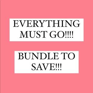 ✨‼️EVERYTHING MUST GO‼️✨